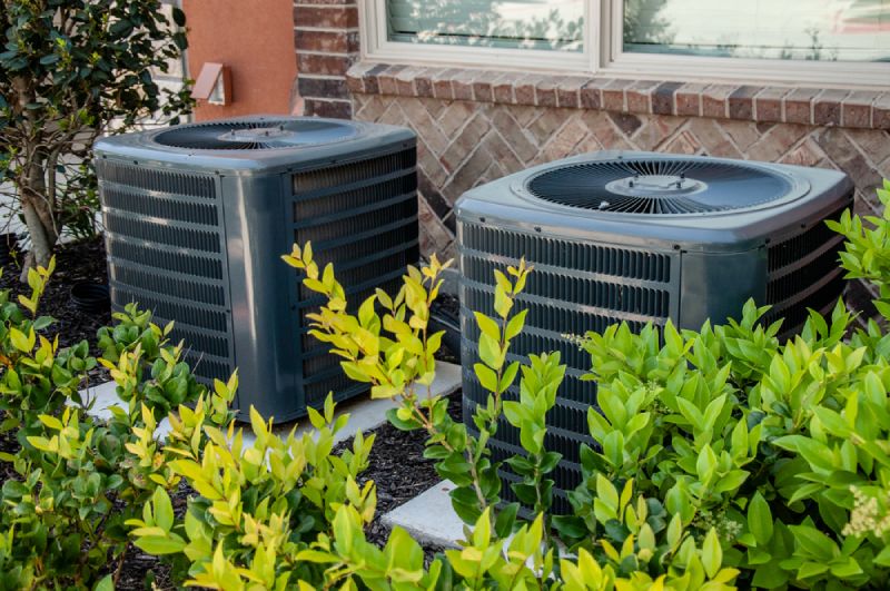 Air Conditioning Units outside the house
